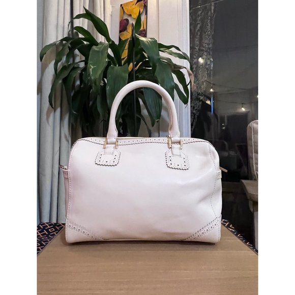 ♦️AUTHENTIC TORY BURCH WHITE RIBBON ROBINSON TOTE/SHOULDER BAG - Picture 6 of 15